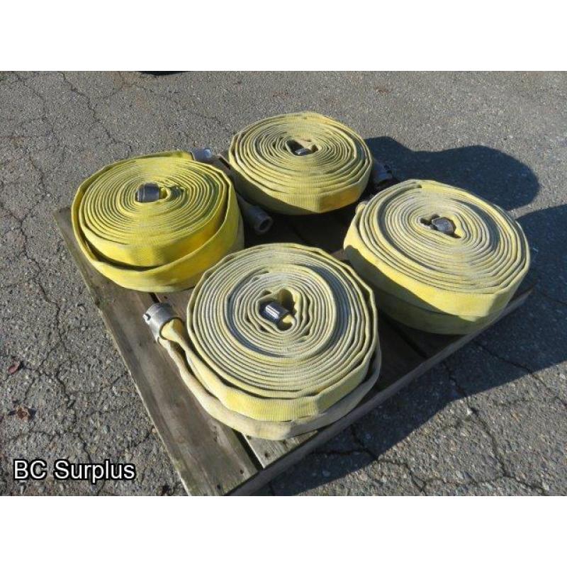 R-529: Fire Hose – 1.75 Inch – 50 Ft. Lengths – 8 Items