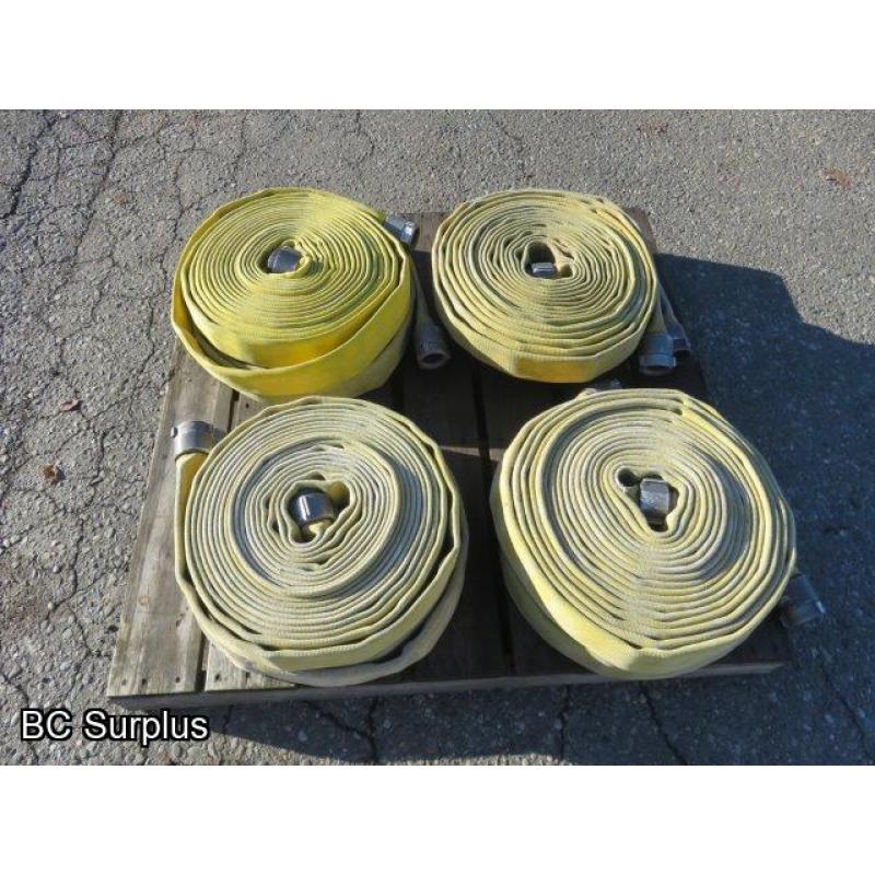 R-529: Fire Hose – 1.75 Inch – 50 Ft. Lengths – 8 Items