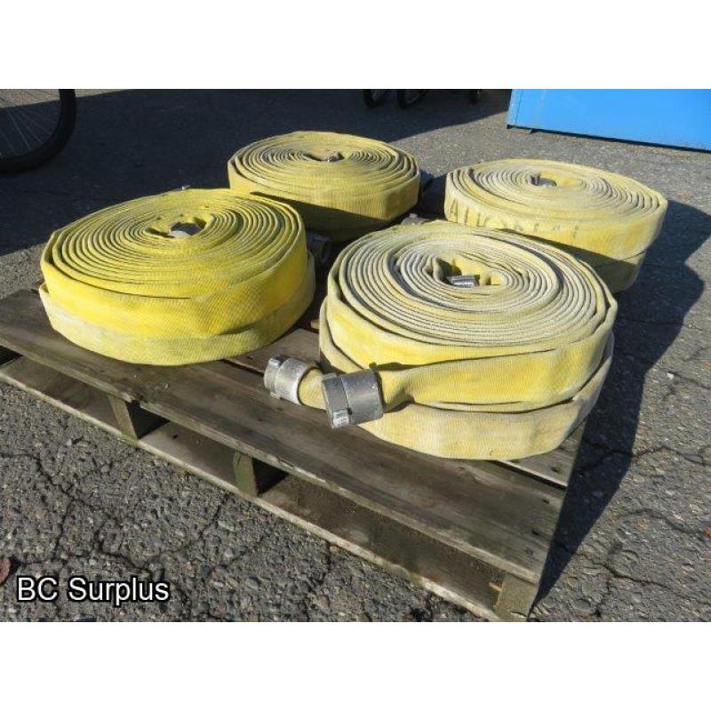 R-529: Fire Hose – 1.75 Inch – 50 Ft. Lengths – 8 Items