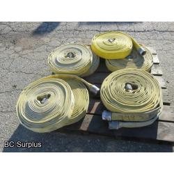 R-529: Fire Hose – 1.75 Inch – 50 Ft. Lengths – 8 Items