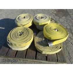 R-529: Fire Hose – 1.75 Inch – 50 Ft. Lengths – 8 Items