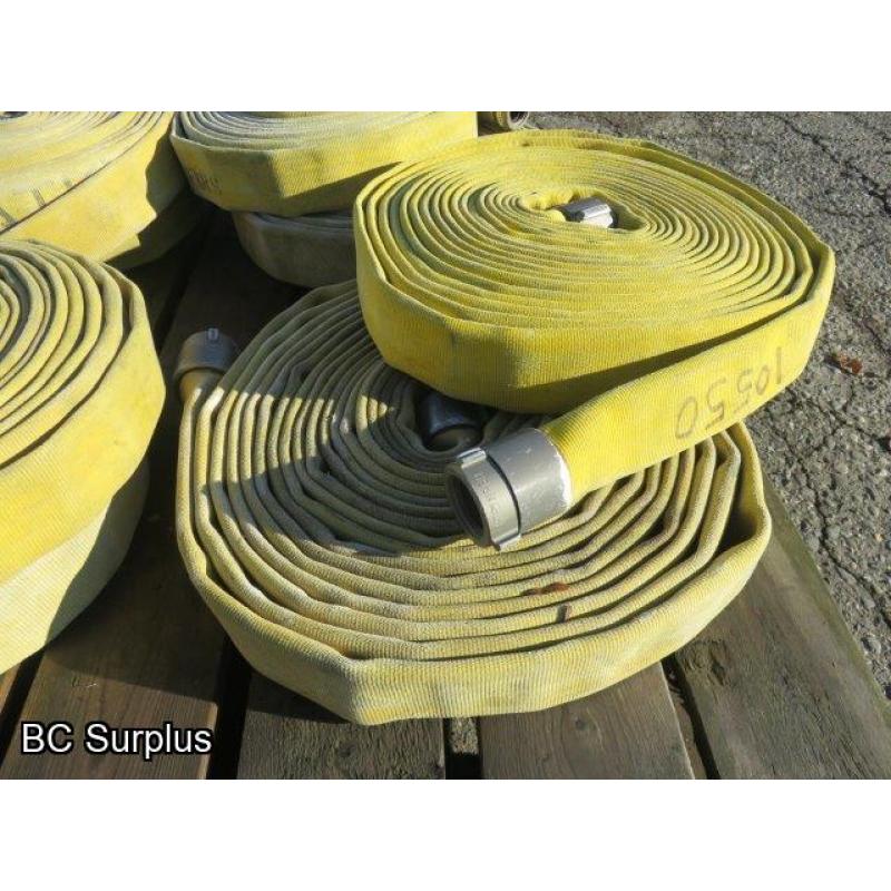 R-529: Fire Hose – 1.75 Inch – 50 Ft. Lengths – 8 Items