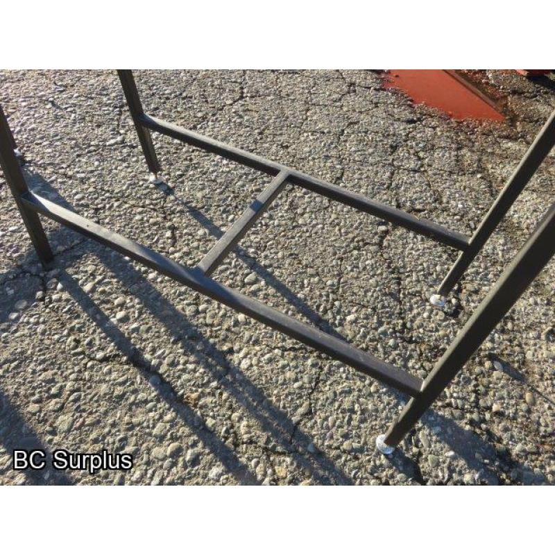 R-574: Square Tube Metal Clothing Racks – 3 Items