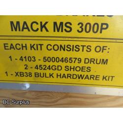 R-575: Mack Brake Drum Kit – 4 Kits