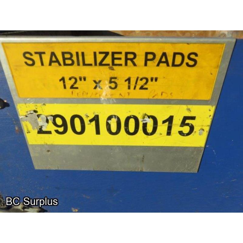 R-576: Case Loader Stabilizer Replacement Pads – 1 Lot