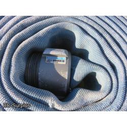 R-562: Blue Fire Hose – 2.5 Inch – 4 Lengths of 50 Ft.