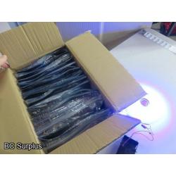 R-636: Blue LED Tape Light Strips – 27 Lengths – 30ft Each