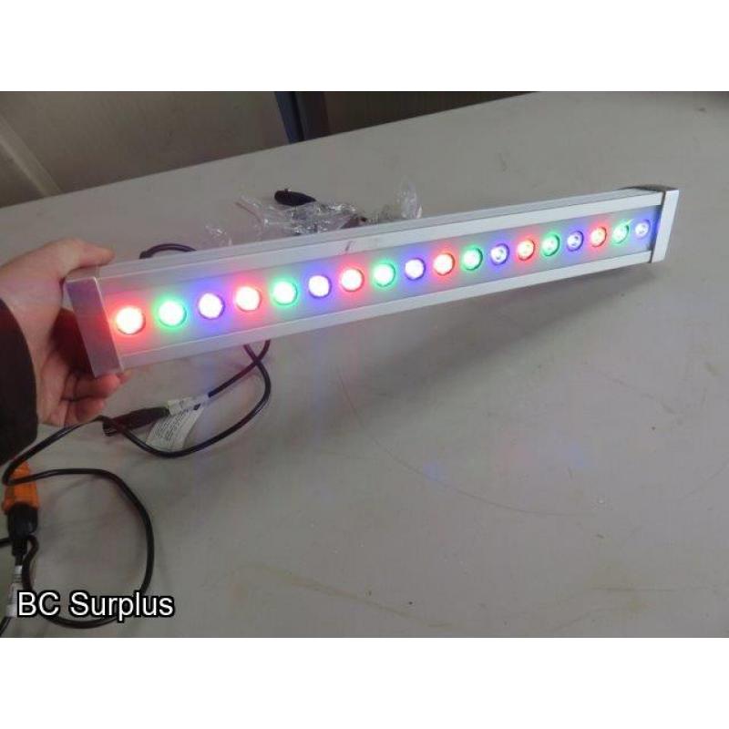 R-649: RGB Programmable LED Light Bar; 23 inch – Unused