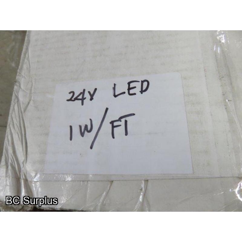 R-657: LED Rope Light – 12v & 24v – 3 Partial Rolls