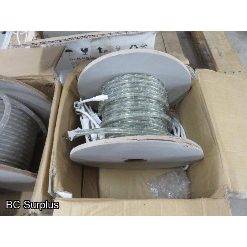 R-657: LED Rope Light – 12v & 24v – 3 Partial Rolls