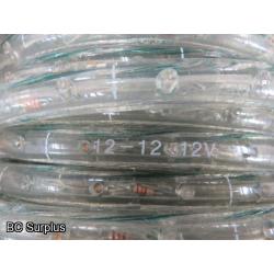 R-657: LED Rope Light – 12v & 24v – 3 Partial Rolls