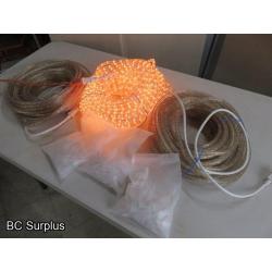 R-662: Rope Light – 3 Lengths of 75 Feet (each)