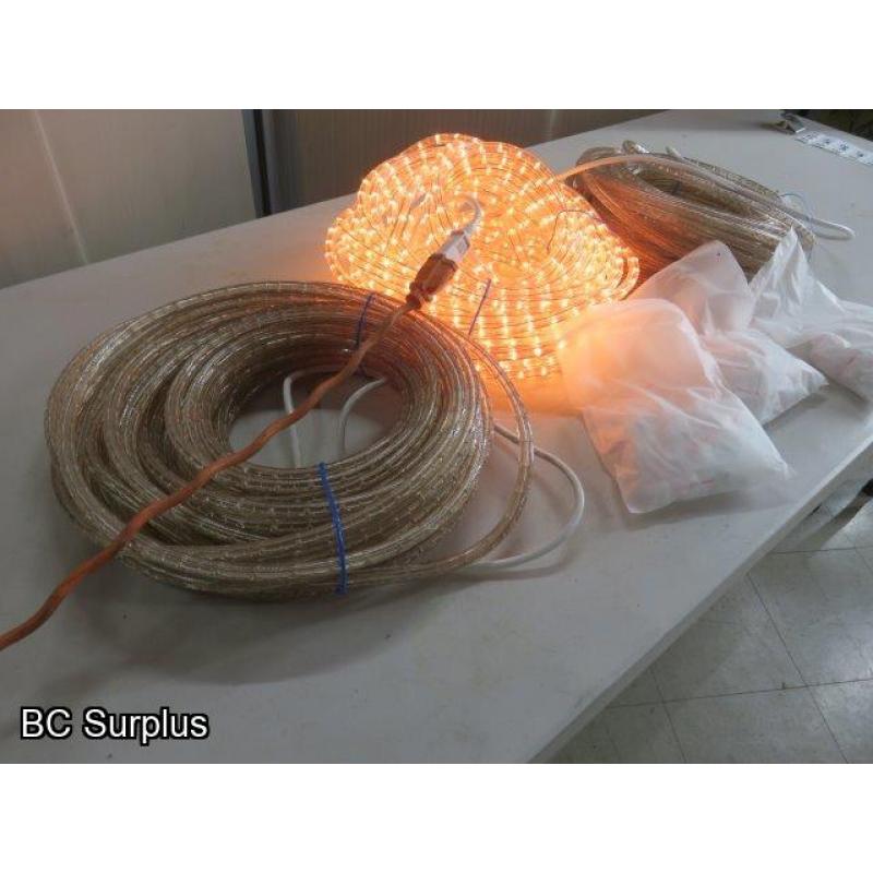 R-662: Rope Light – 3 Lengths of 75 Feet (each)