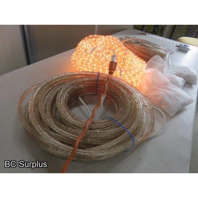 R-662: Rope Light – 3 Lengths of 75 Feet (each)