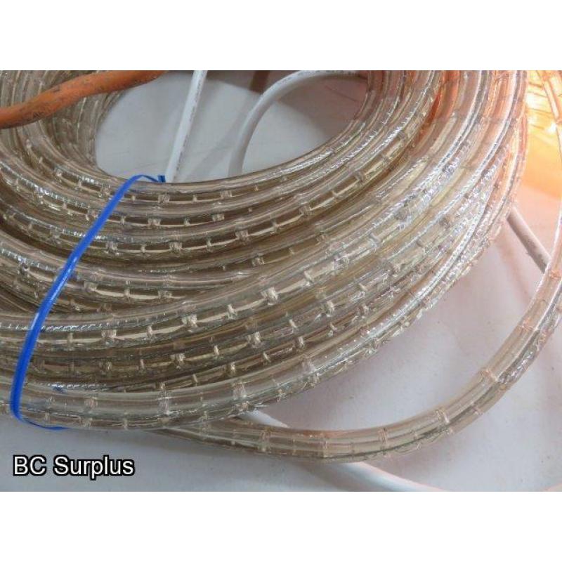 R-662: Rope Light – 3 Lengths of 75 Feet (each)