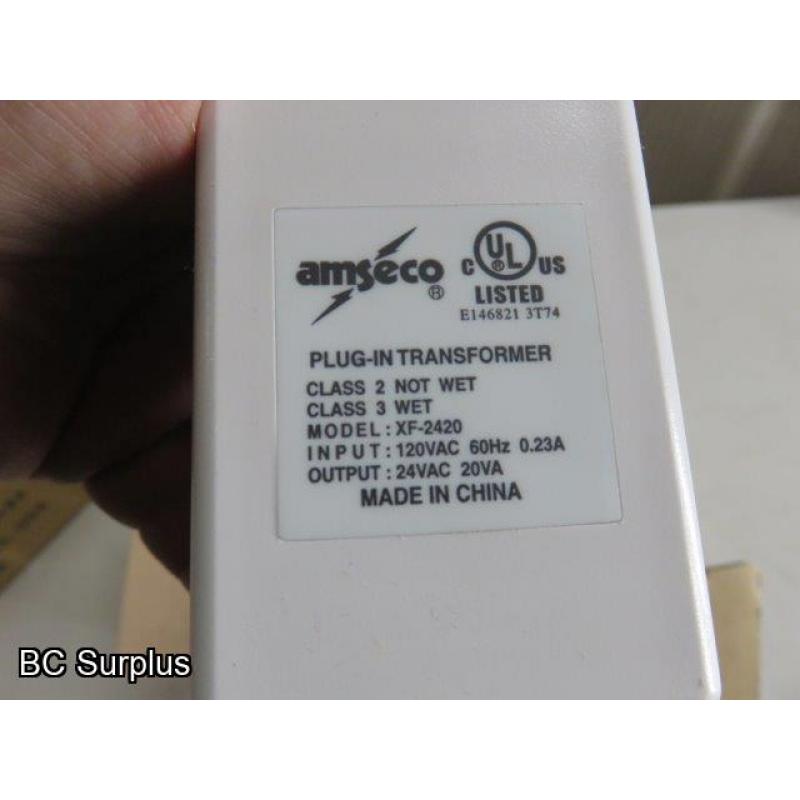 R-670: Amseco XF-2420 LED 24V Plug-In Transformers – 6 Items