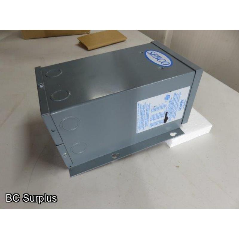 R-677: Sebco Low Voltage Transformer – 120v/24v – Unused