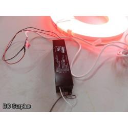 R-621: Red Neon Strip Lights with Power Supply – 21ft