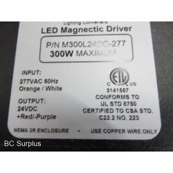 R-679: Magnitude LED Transformer – 300w – Unused – 2 Items