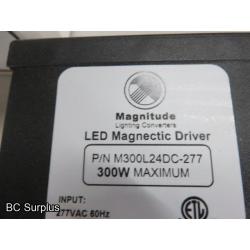 R-679: Magnitude LED Transformer – 300w – Unused – 2 Items