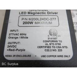 R-680: Magnitude LED Transformer – 200w – Unused – 2 Items