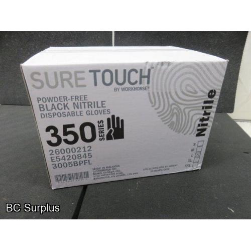 R-703: Workhorse Sure Touch Large Nitrile Gloves – 1 Case