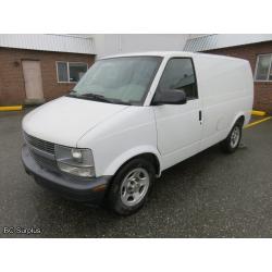 S-1003: 2004 Chevrolet Astro Cargo Van – 82809 kms