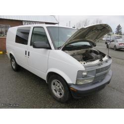 S-1003: 2004 Chevrolet Astro Cargo Van – 82809 kms