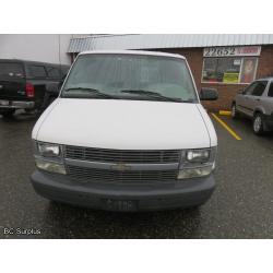 S-1004: 2004 Chevrolet Astro Cargo Van – 82777 kms