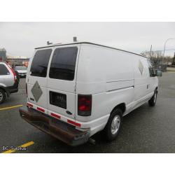 S-1005: 2002 Ford E150 Cargo Van – 97550 kms