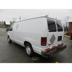 S-1005: 2002 Ford E150 Cargo Van – 97550 kms