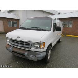 S-1005: 2002 Ford E150 Cargo Van – 97550 kms