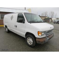 S-1005: 2002 Ford E150 Cargo Van – 97550 kms