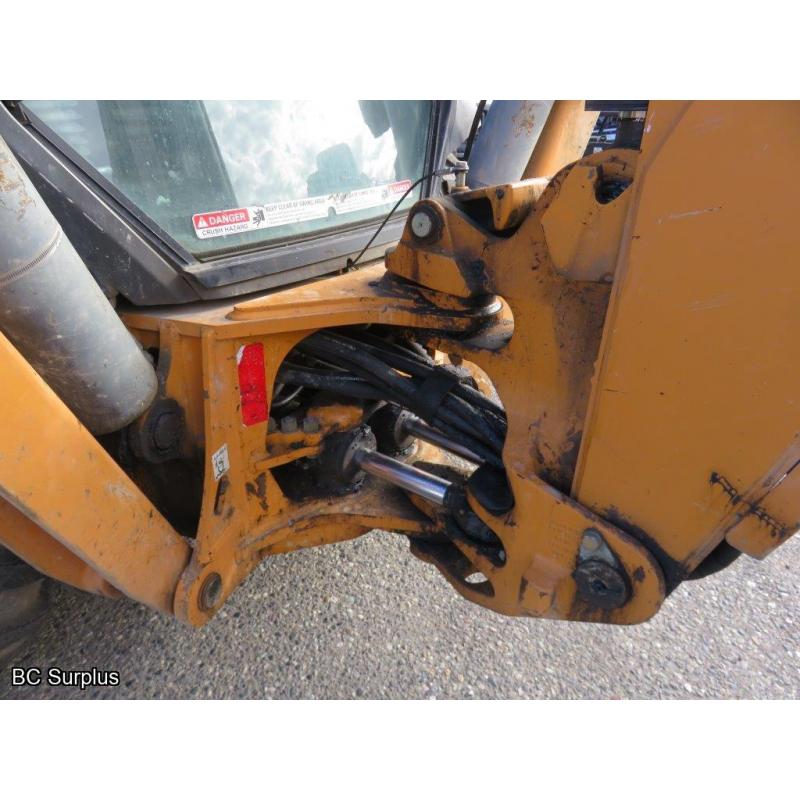 S-1012: 2016 Case 590 Super N 4x4 Backhoe Loader – 4452 Hours