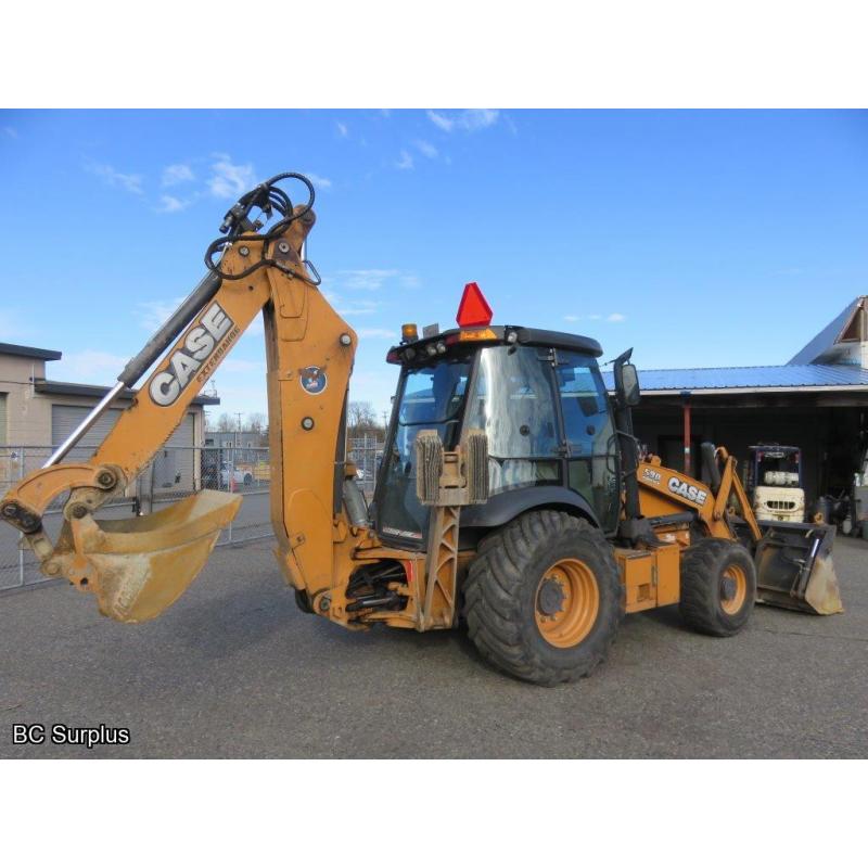 S-1012: 2016 Case 590 Super N 4x4 Backhoe Loader – 4452 Hours