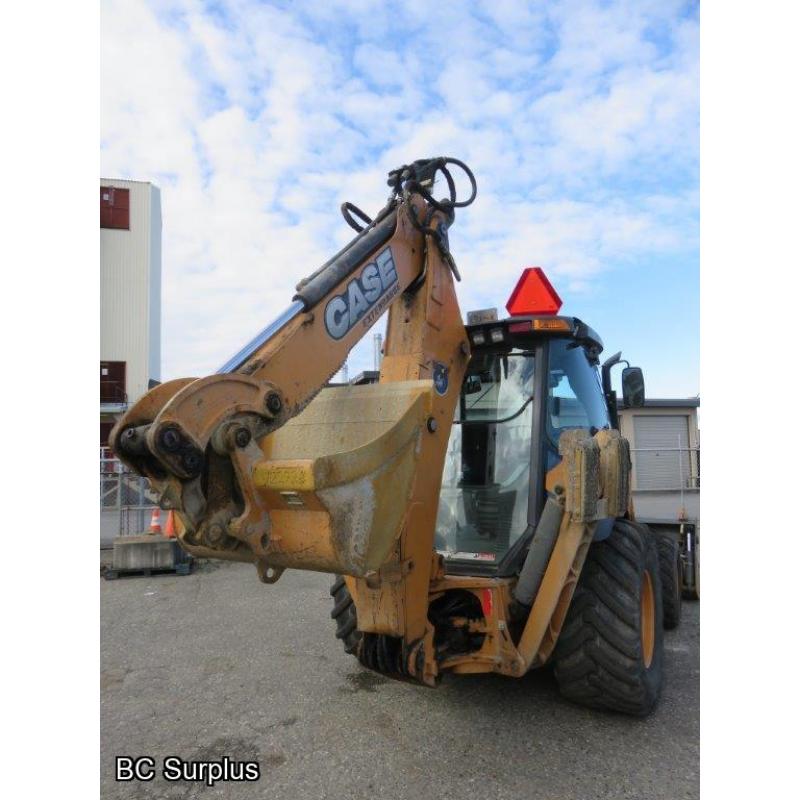 S-1012: 2016 Case 590 Super N 4x4 Backhoe Loader – 4452 Hours