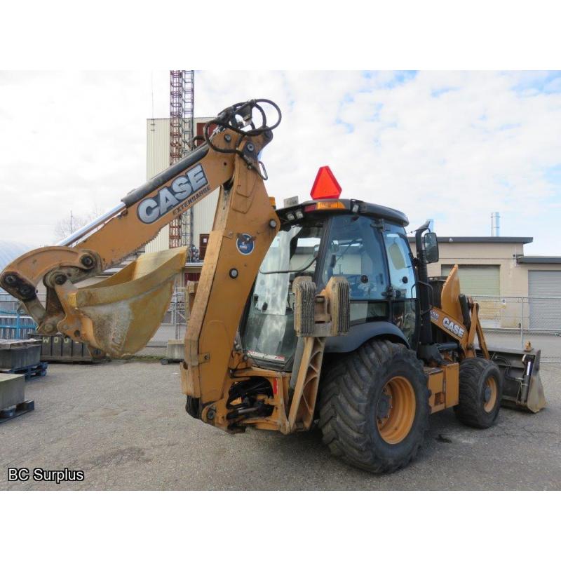 S-1012: 2016 Case 590 Super N 4x4 Backhoe Loader – 4452 Hours