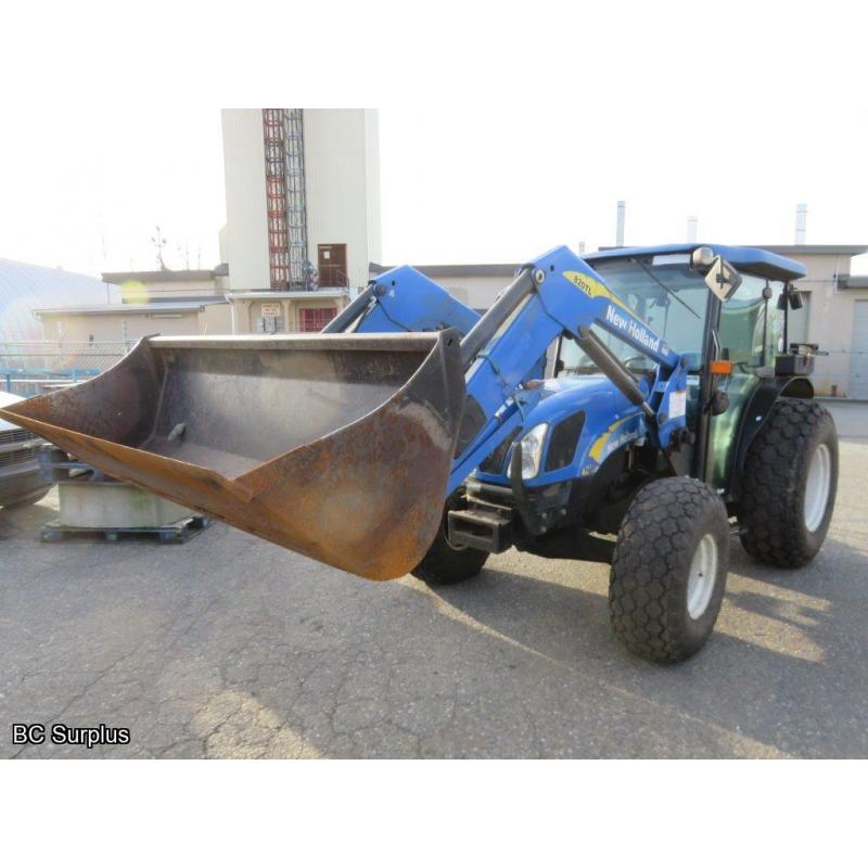 S-1014: 2009 New Holland T4020 4x4 Tractor – 820TL Loader