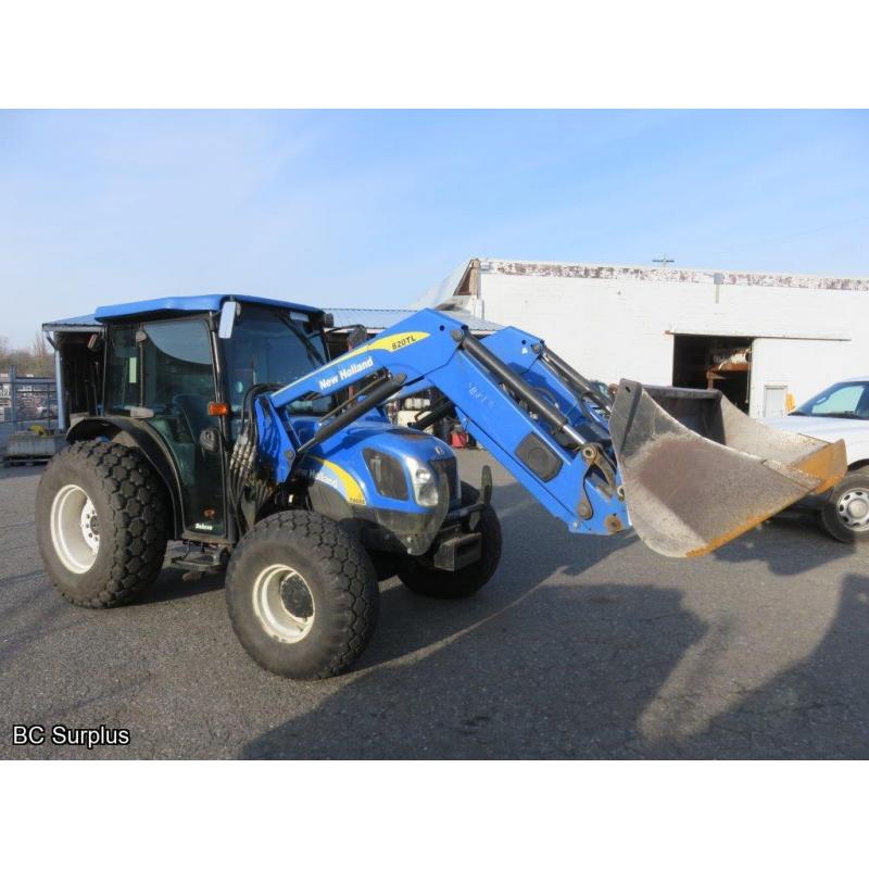 S-1014: 2009 New Holland T4020 4x4 Tractor – 820TL Loader