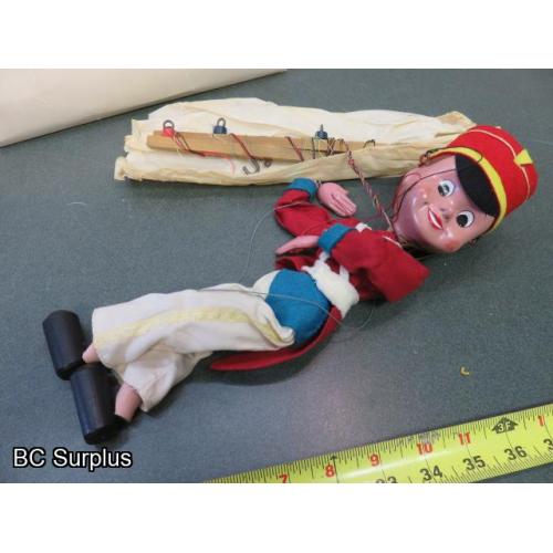 S-197: Toy Soldier Marionette Puppet – Antique Pelham Brand