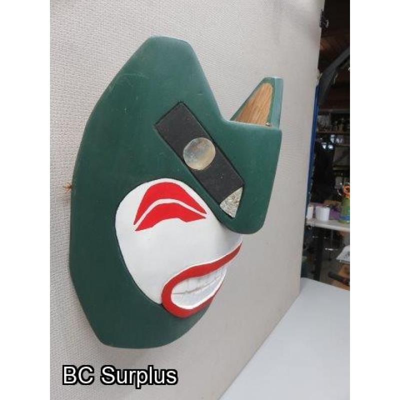 S-22: Indigenous-Style Mask - “Forest Comes Man”
