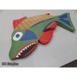 S-31: Wall Carving - “For Fish We Go”