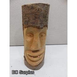 S-40: Log Face Carving