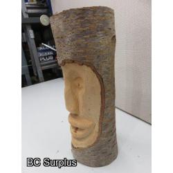 S-40: Log Face Carving