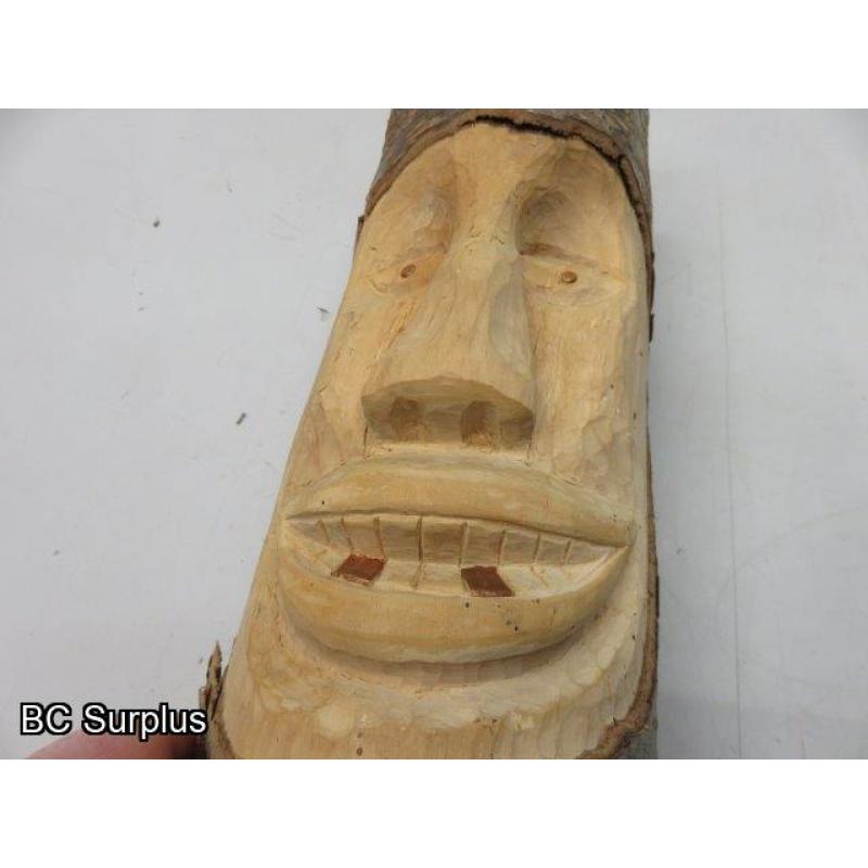 S-40: Log Face Carving