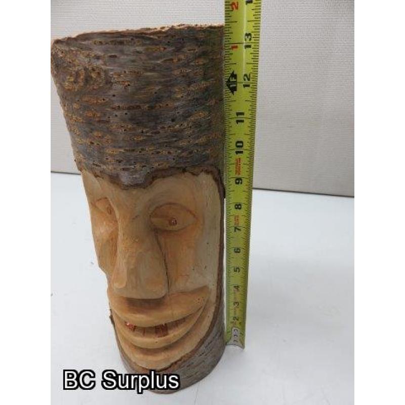 S-40: Log Face Carving