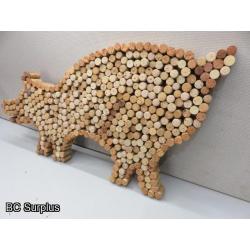 S-43: Folk Art Pig - “Corky Pig”