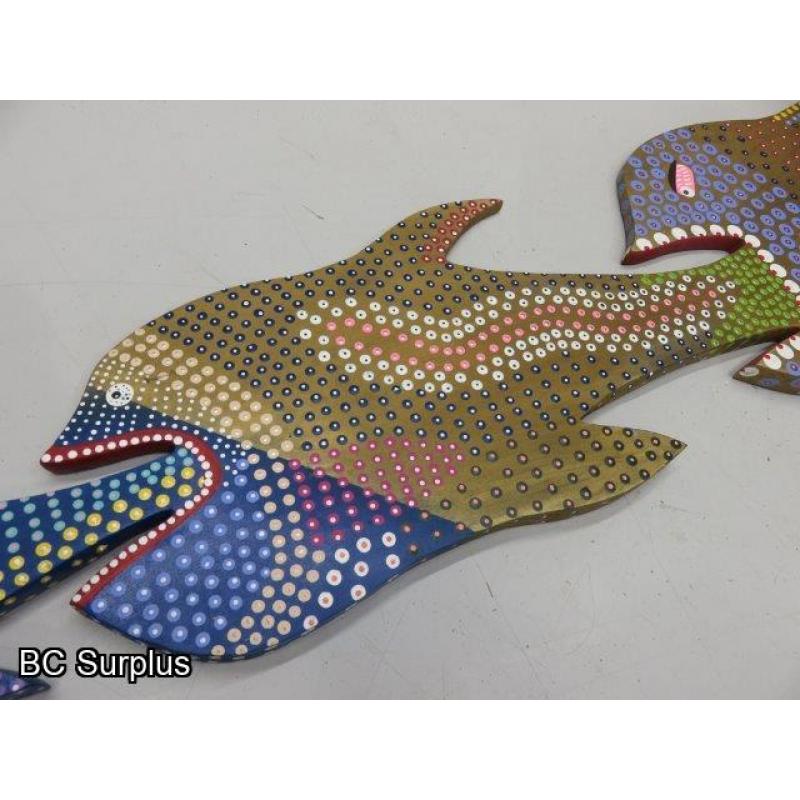 S-48: Folk Art School of Fish – Signed