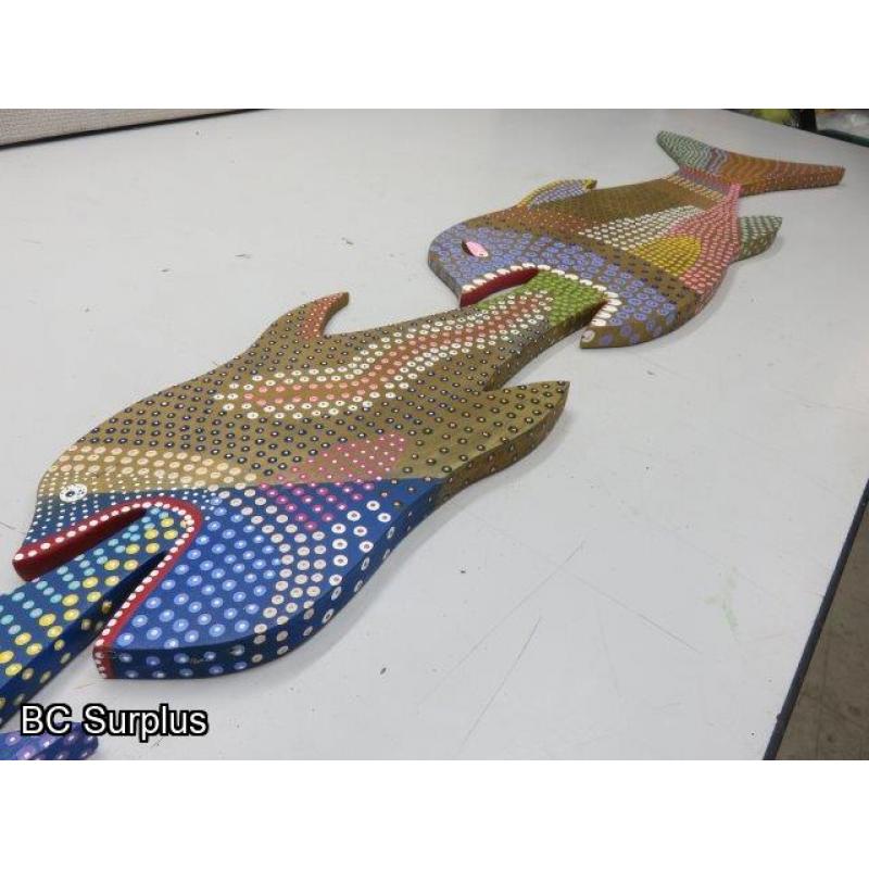 S-48: Folk Art School of Fish – Signed