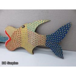 S-50: Folk Art Fish – Signed